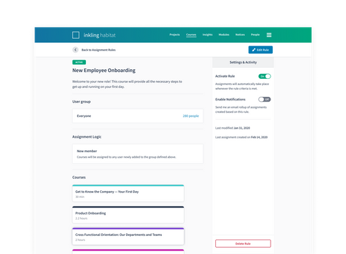 Automated Course Assignment