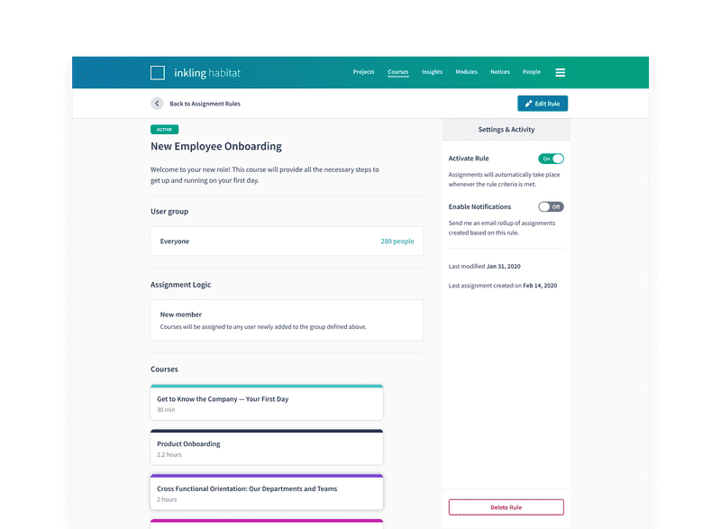 Automated Course Assignment